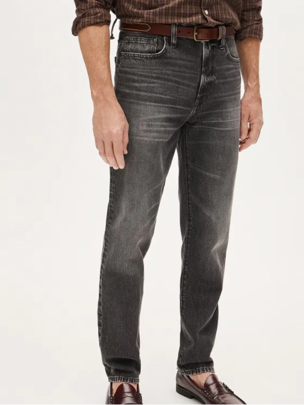 J crew Classic Straight jean in faded black wash